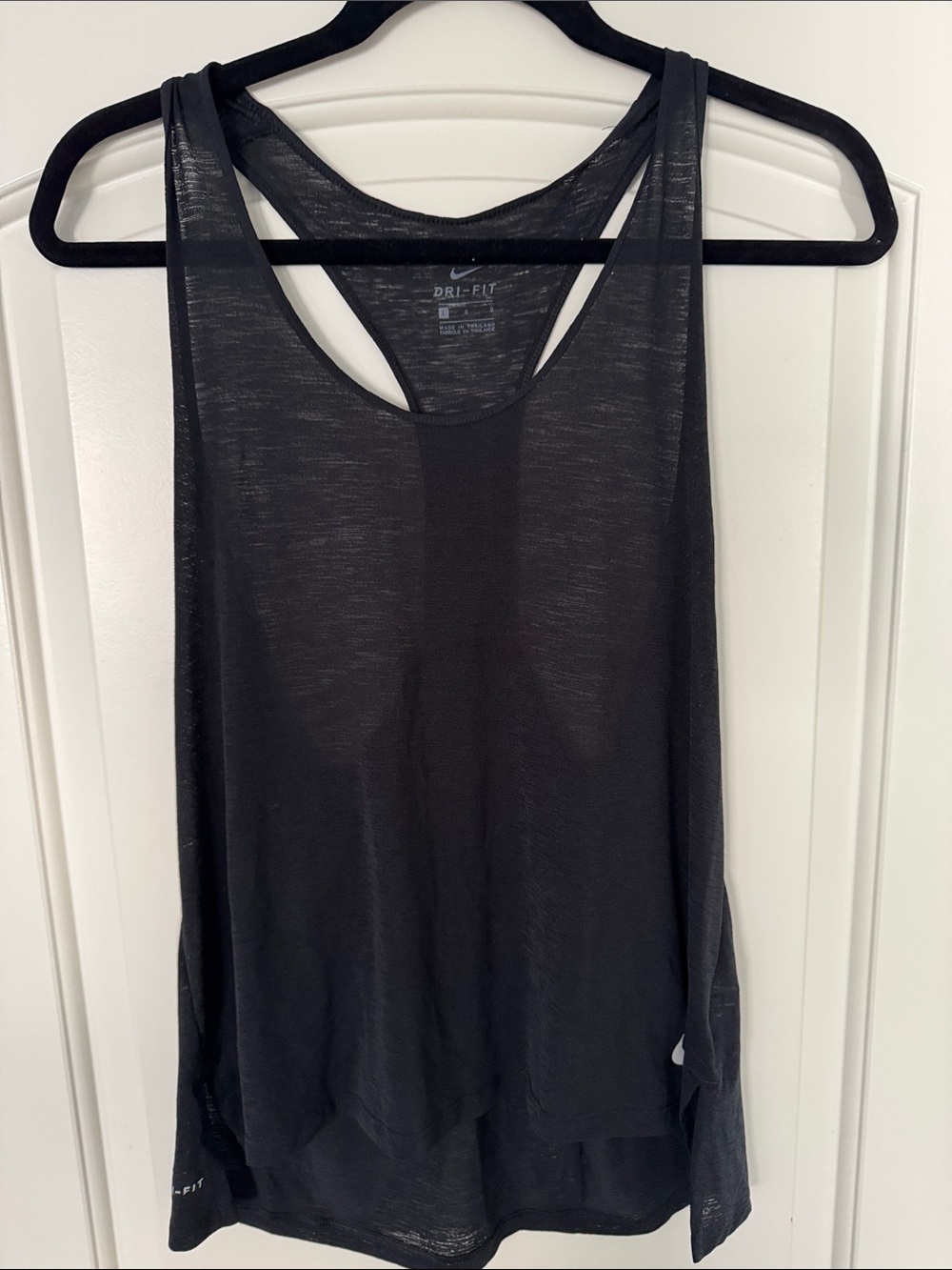 Nike Women's Black Dri-FIT Racerback Tank